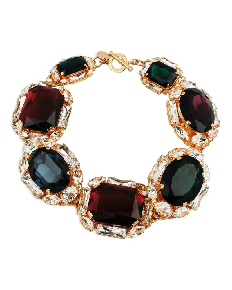 Anton Heunis Electra crystal-embellished necklace - Gold Gold