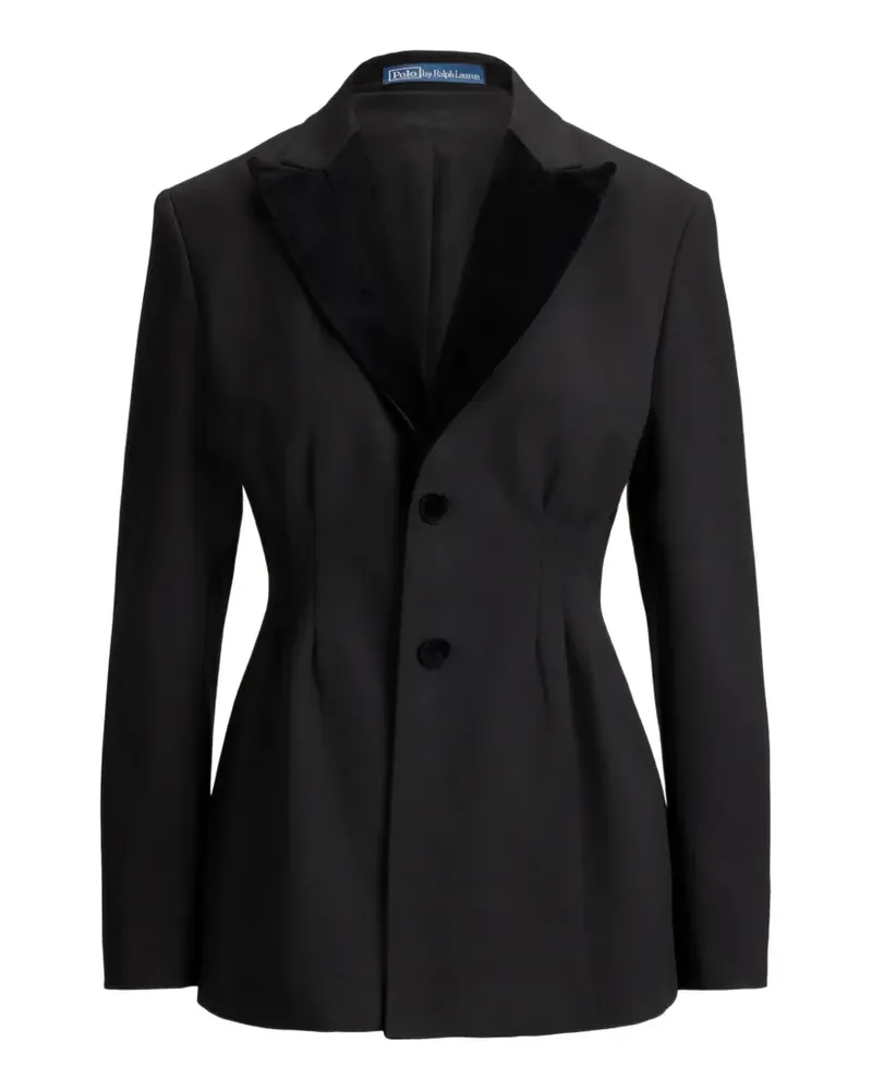 Ralph Lauren Smoking-Jacke mit Falten - Schwarz Schwarz