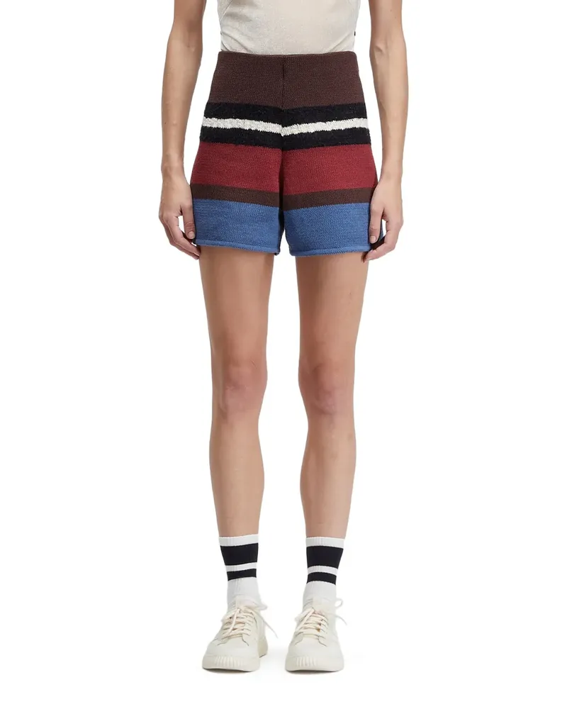 Osklen Gestreifte Cabinet Shorts - Blau Blau