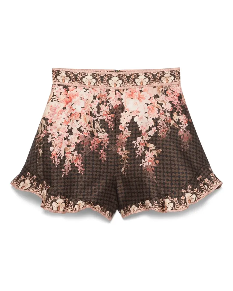 Zimmermann Illuminate Flutter Shorts - Schwarz Schwarz