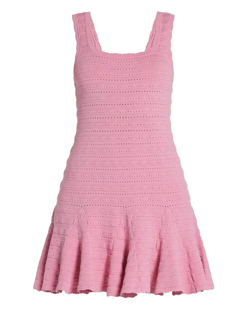 LoveShackFancy Maryann Minikleid - Rosa Rosa