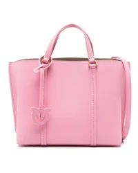 Pinko Classic Tumbled Shopper Rosa