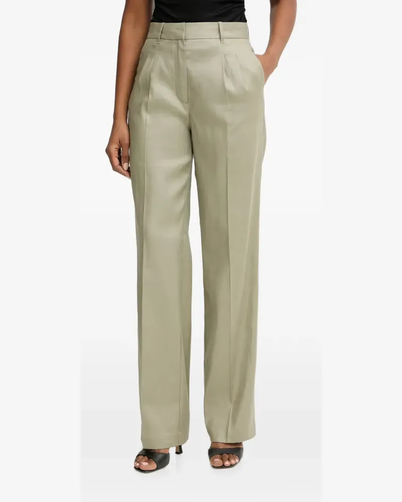 Guess Straight-Leg-Hose mit Falten - Nude Nude