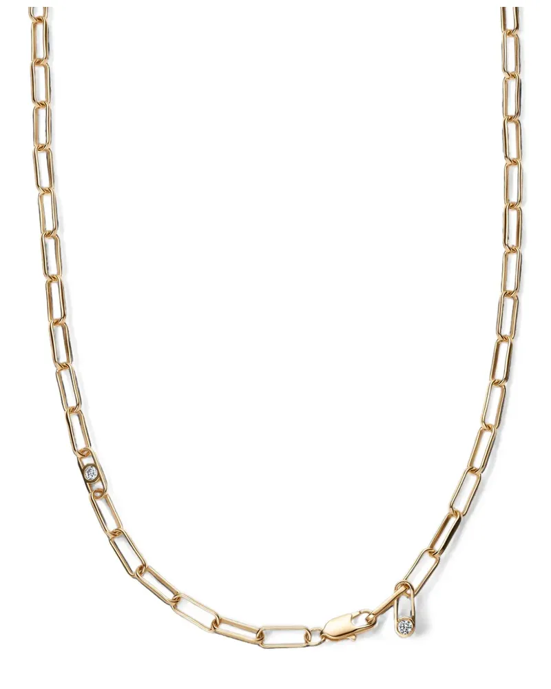 Maria Black Halskette mit Kristallen - Gold Gold