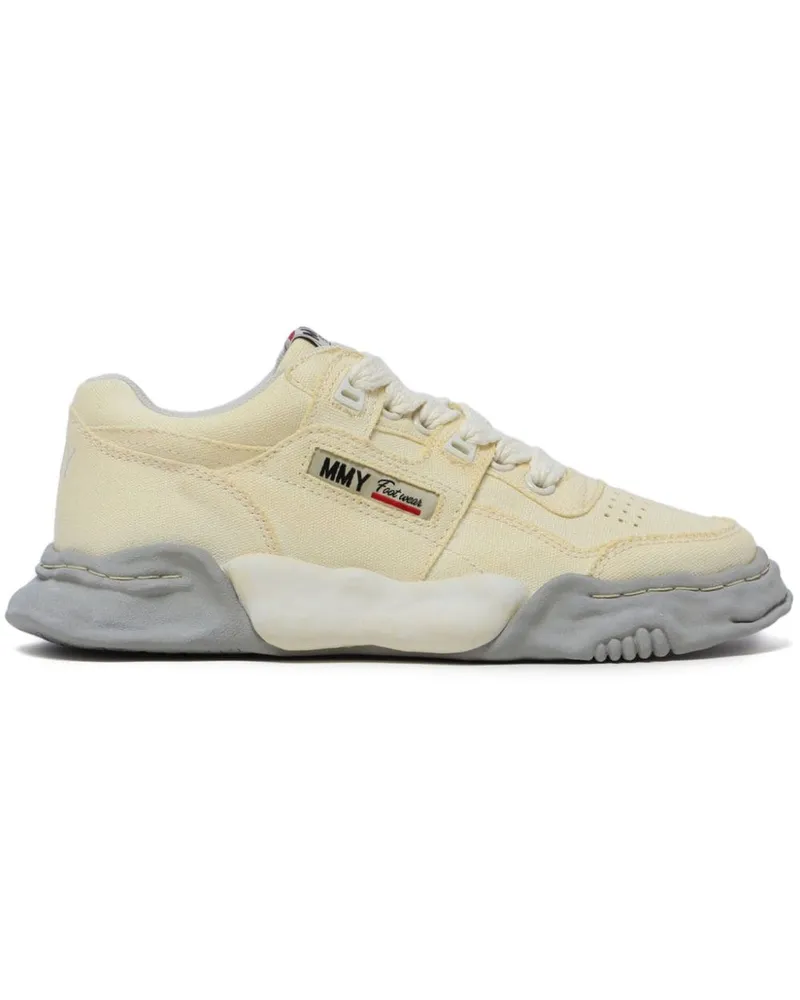 MIHARAYASUHIRO Parker Sneakers mit Einsätzen aus Canvas - Weiß Weiß