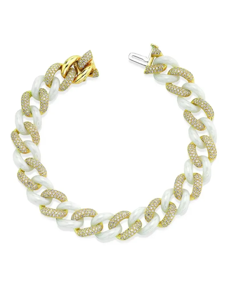 SHAY 18kt Gelbgoldarmband mit Diamenten Gold