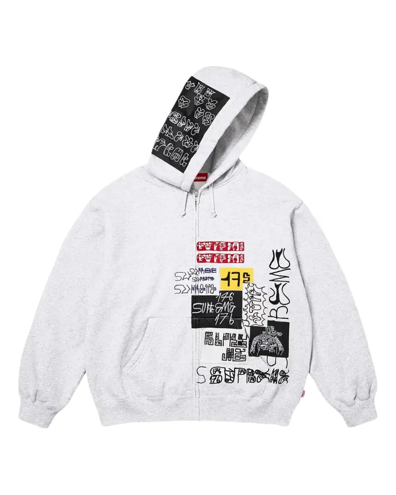 Supreme Being 176 zip-up hoodie - Grau Grau