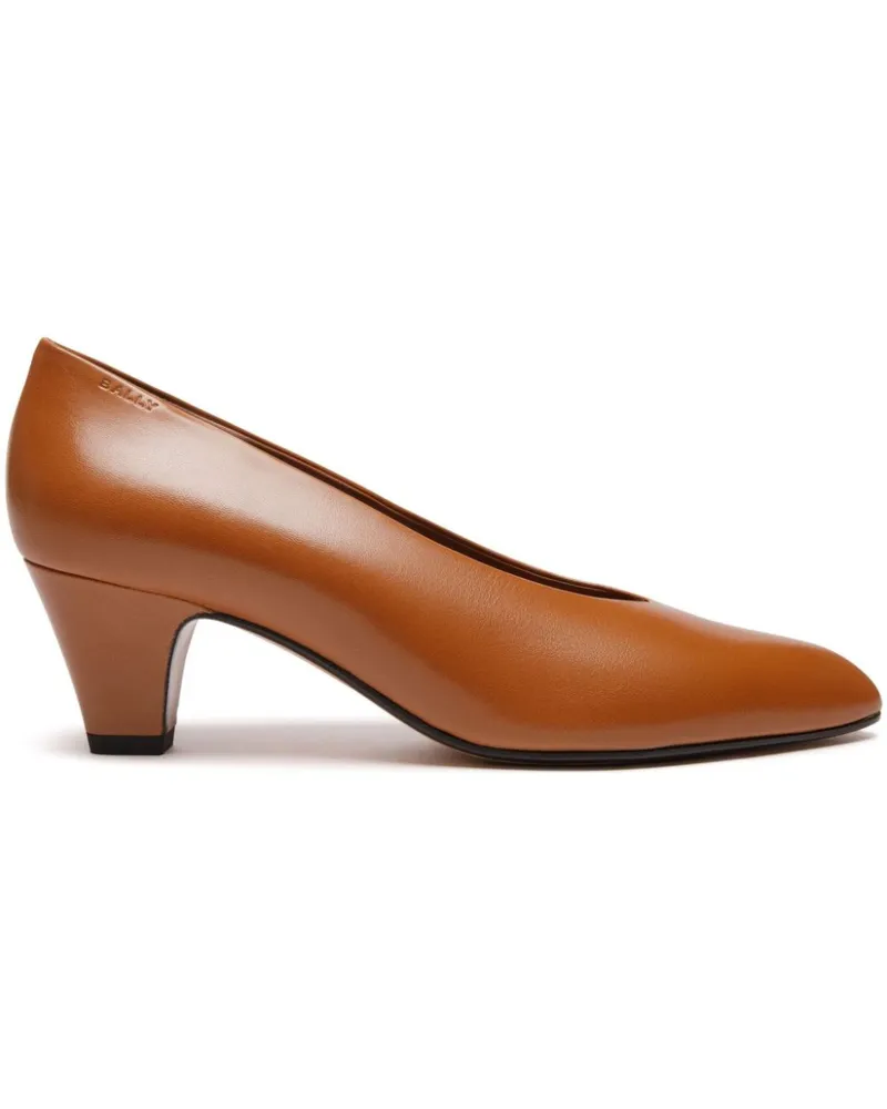 Bally Alva Pumps 55mm - LEATHER BROWN 25 Leather