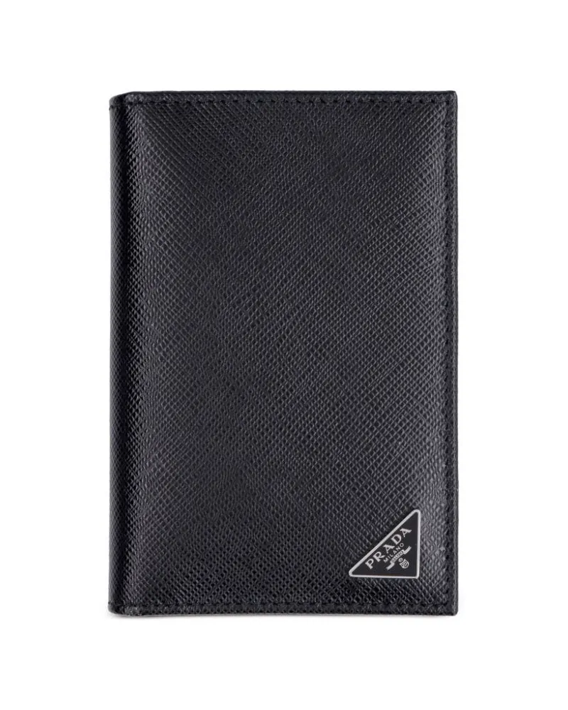 Prada Klassisches Kartenetui - Schwarz Schwarz