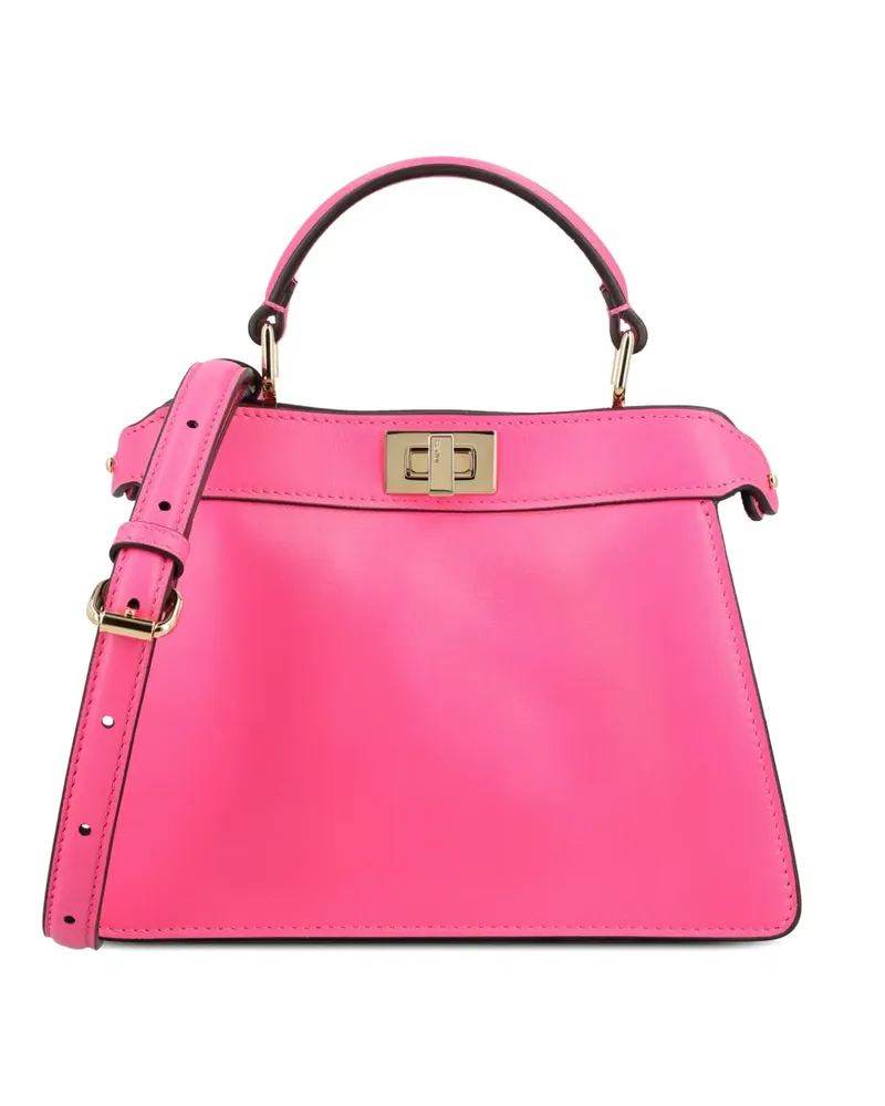 Fendi Kleine Peekaboo ISeeU Handtasche - Rosa Rosa