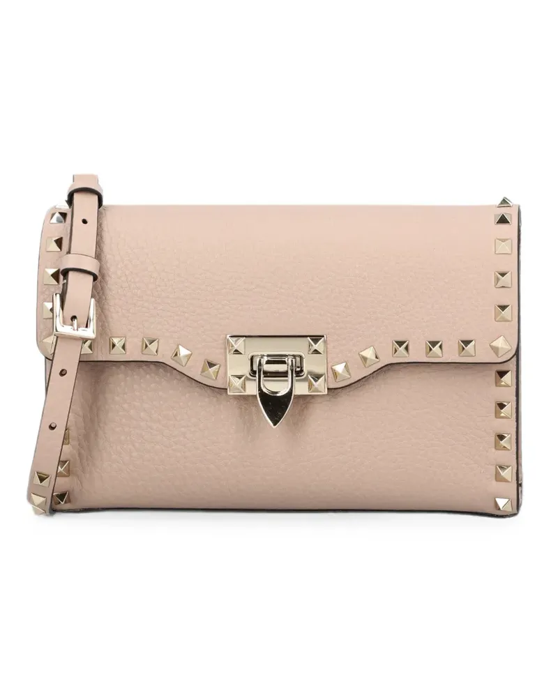 Valentino Garavani Rockstud shoulder bag - Nude Nude