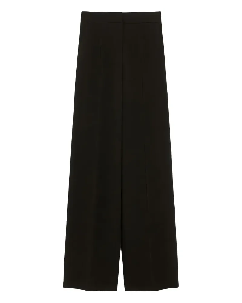 Max Mara Klassische Okra Hose - Schwarz Schwarz