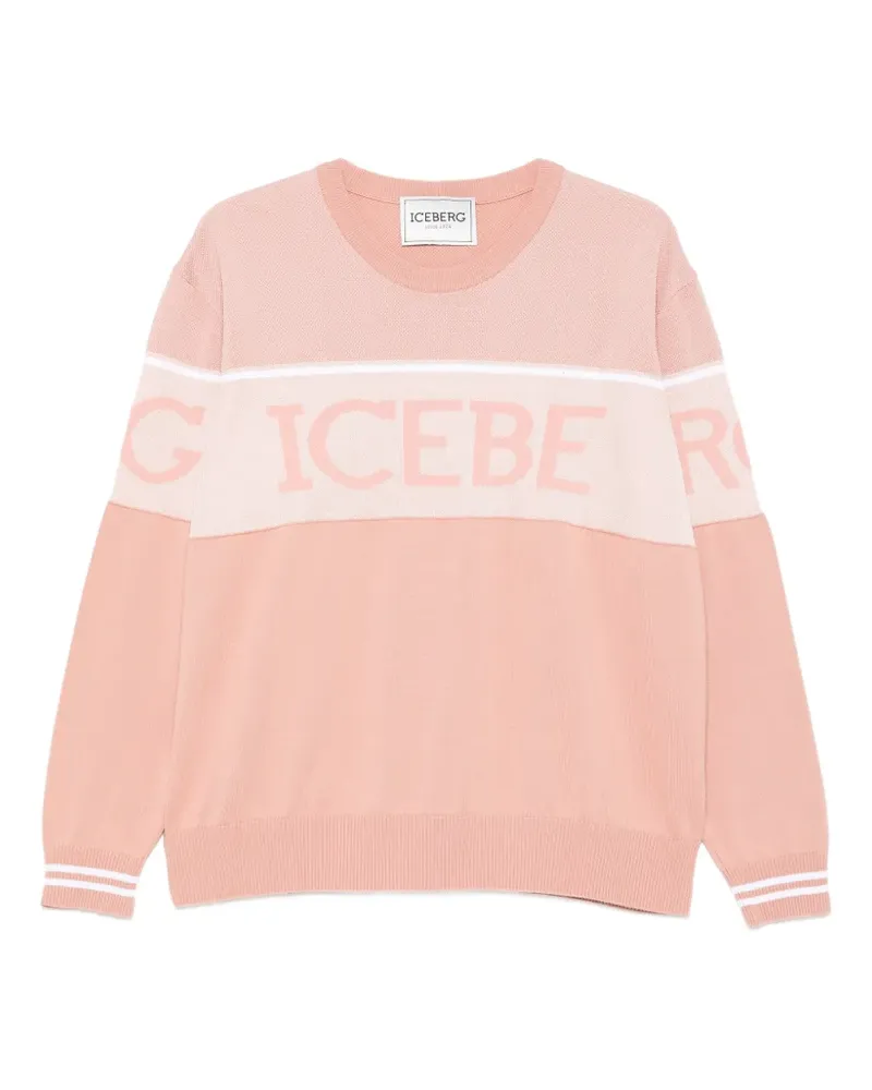 Iceberg Sweatshirt mit Logo - Rosa Rosa