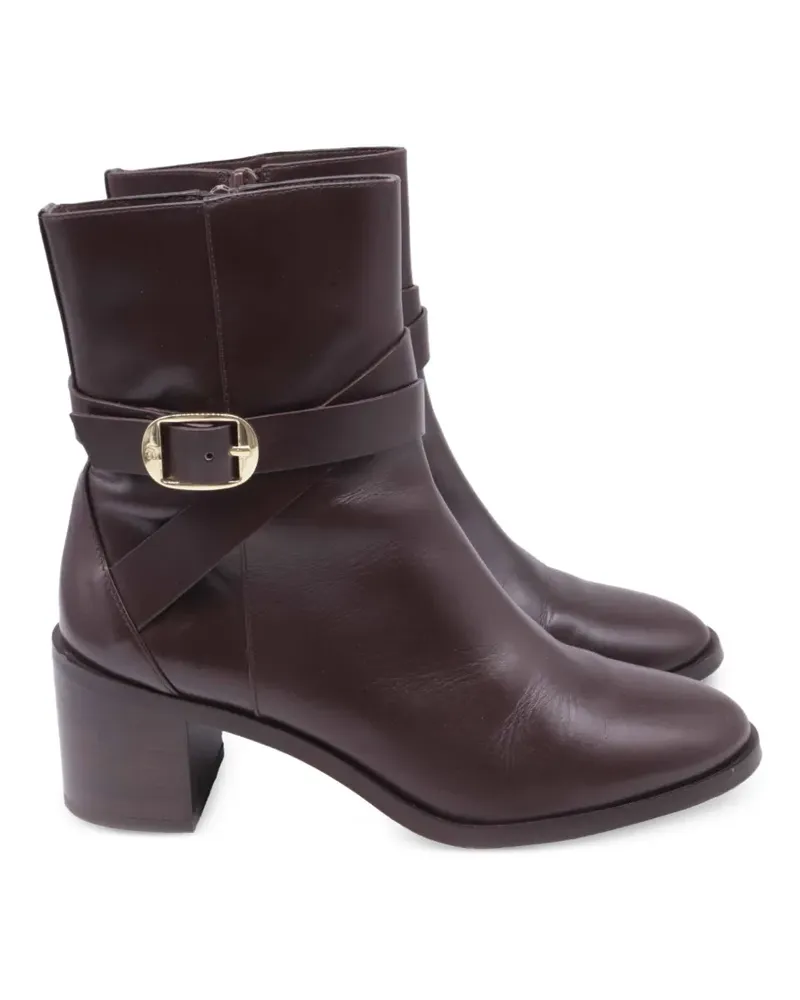 Stuart Weitzman 2020s Esme buckled ankle boots - Braun Braun