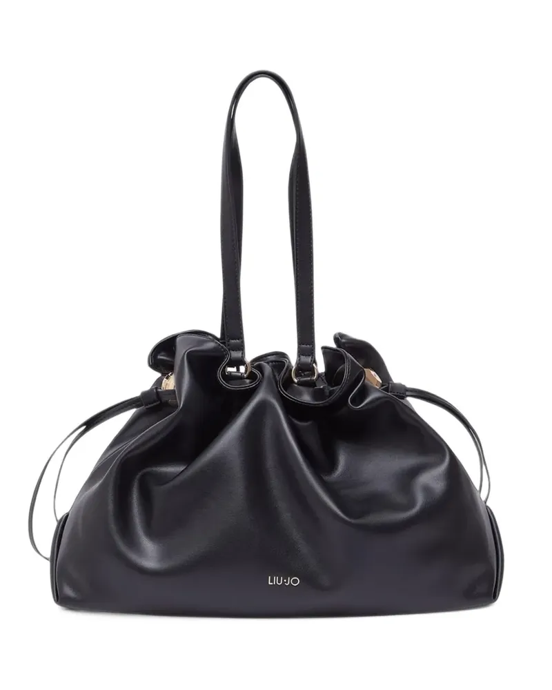 Liu Jo Große Riccy Schultertasche - Schwarz Schwarz