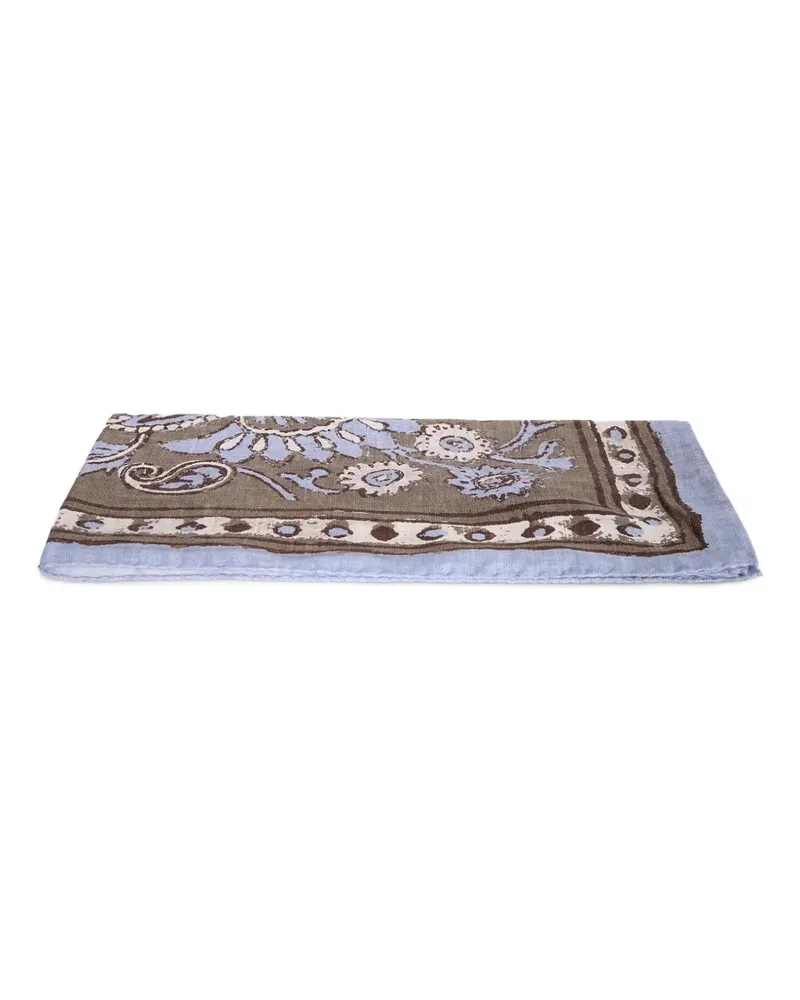 Dell'oglio floral-print pocket square - Braun Braun