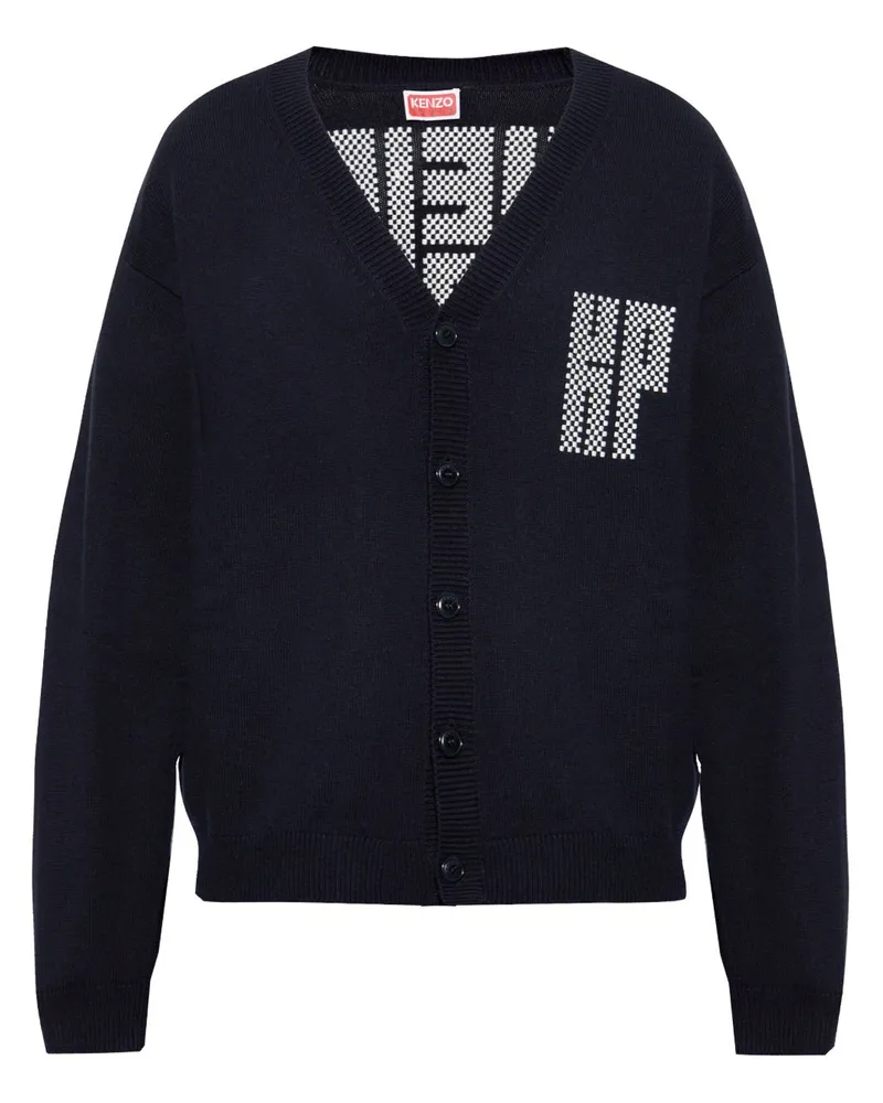 Kenzo Kamon Cardigan - Blau Blau