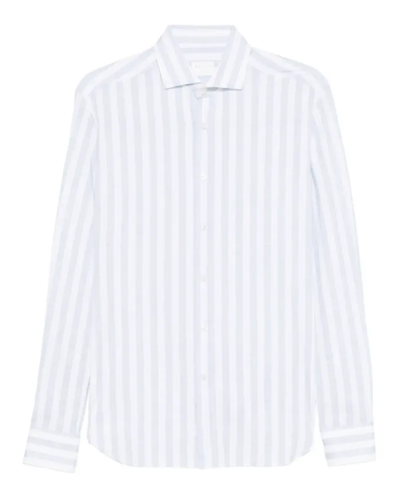 XACUS Gestreiftes Hemd - Blau Blau