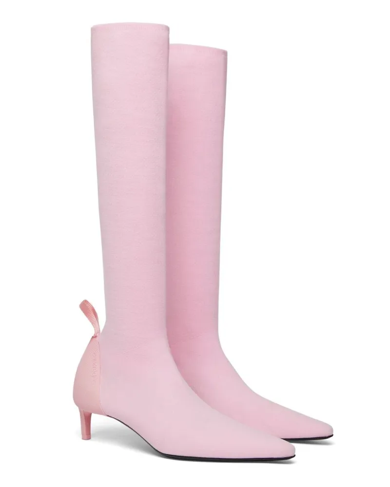 Courrèges Scuba Strick-Stiefel 40mm Rosa