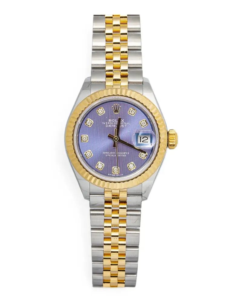 Rolex Lady-Datejust Armbanduhr 28mm - Blau Blau