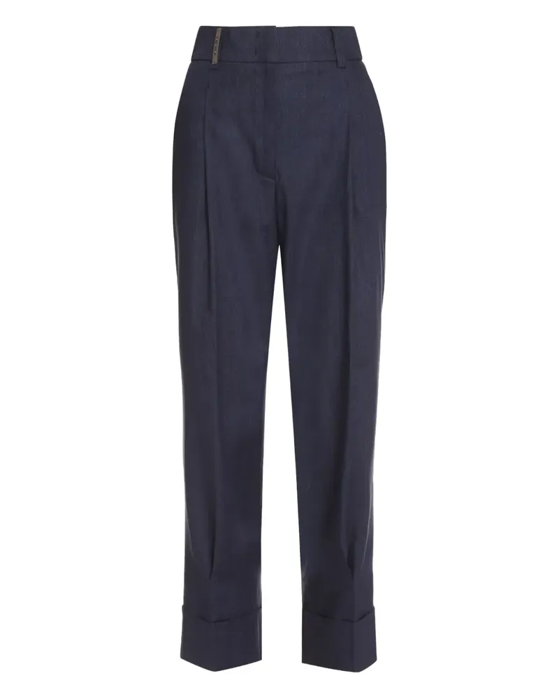 Peserico Hose mit engen Bündchen - Blau Blau