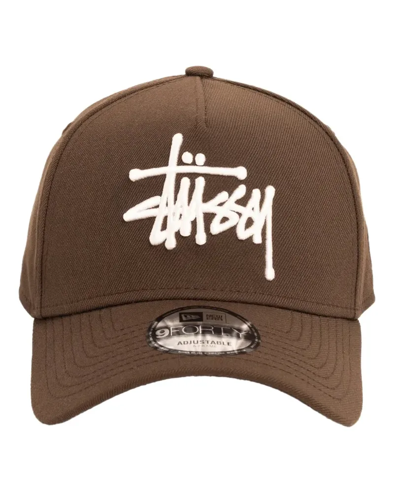 Stüssy NEW ERA snapback basic hat - Braun Braun