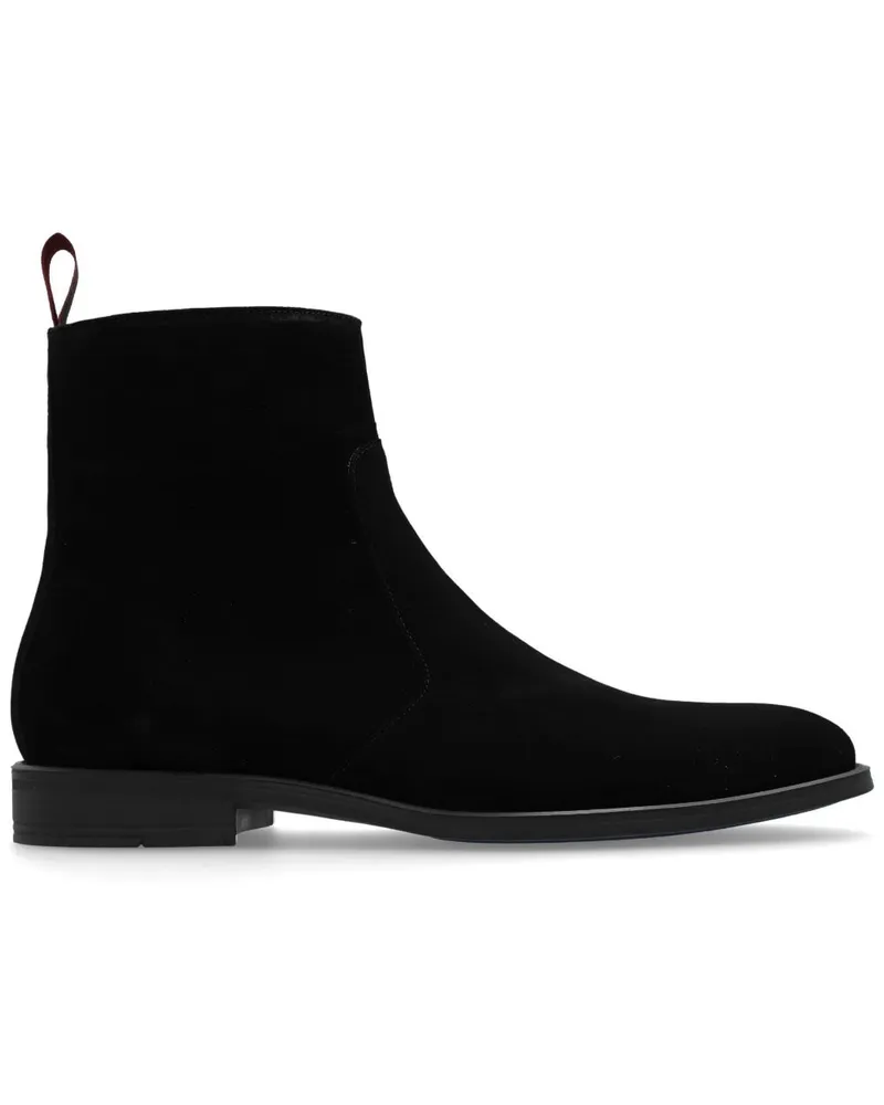 Paul Smith Flache Stiefeletten Schwarz