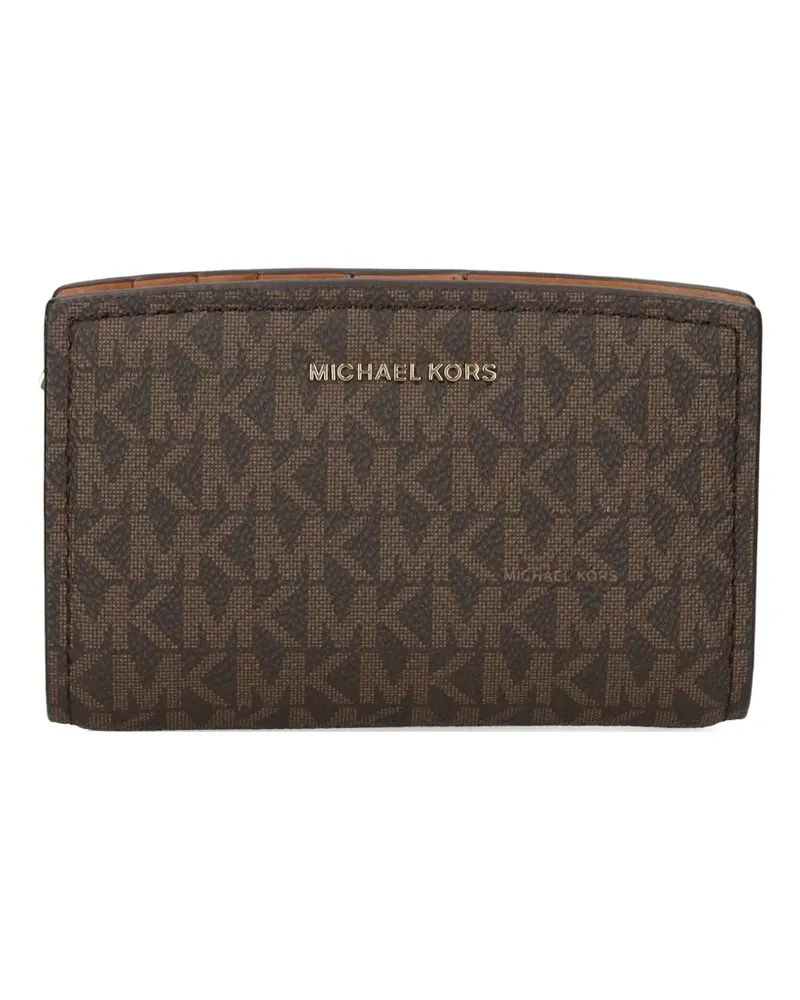Michael Kors Portemonnaie mit Monogramm - Braun Braun
