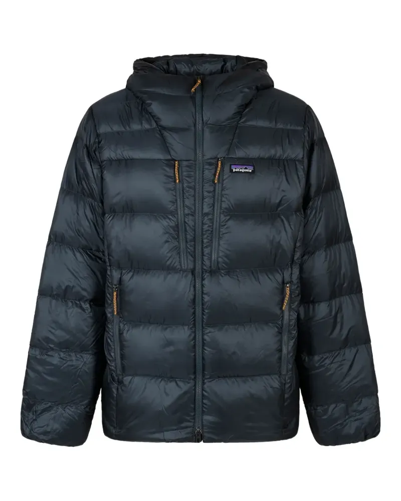 Patagonia Fitz Roy quilted hooded jacket - Blau Blau