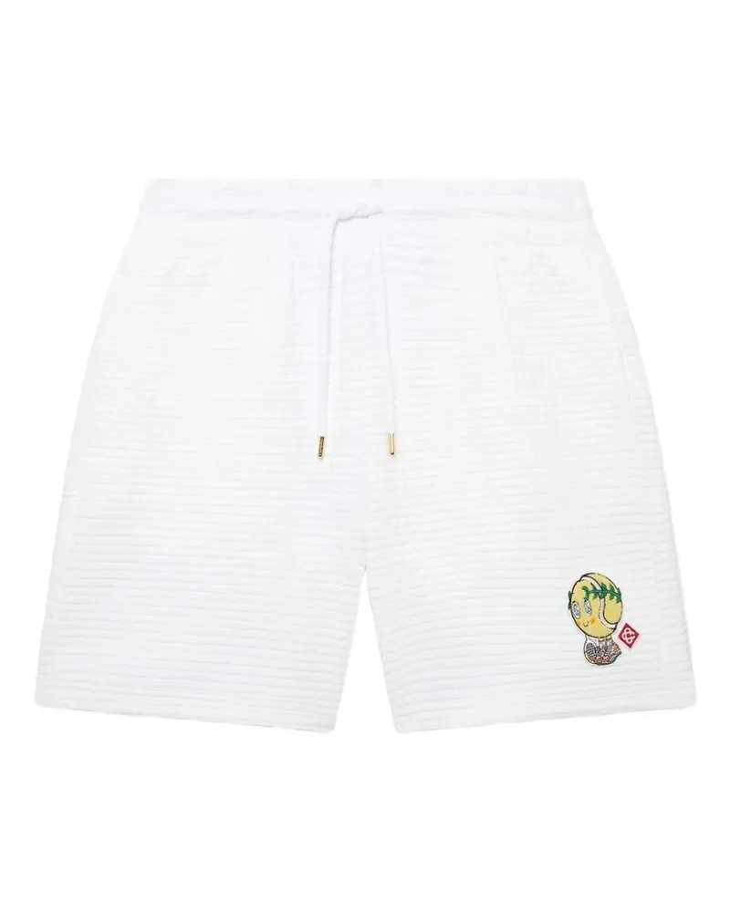 Casablanca Paris Shorts mit grafischem Print - Weiß Weiß