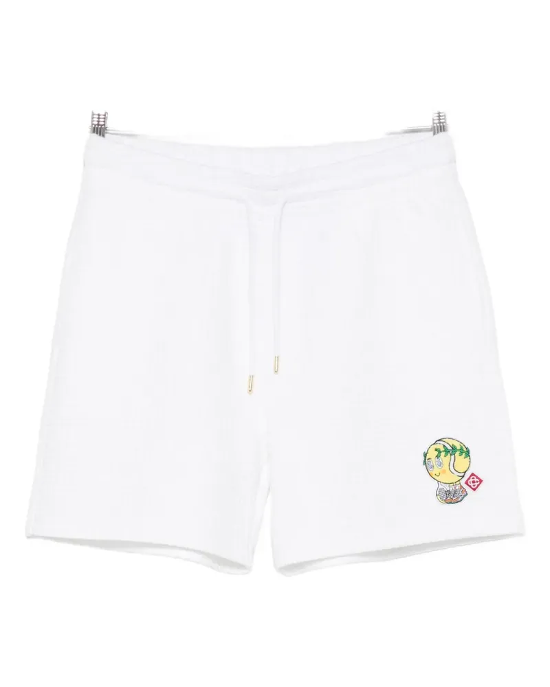 Casablanca Paris Shorts mit grafischem Print - Weiß Weiß