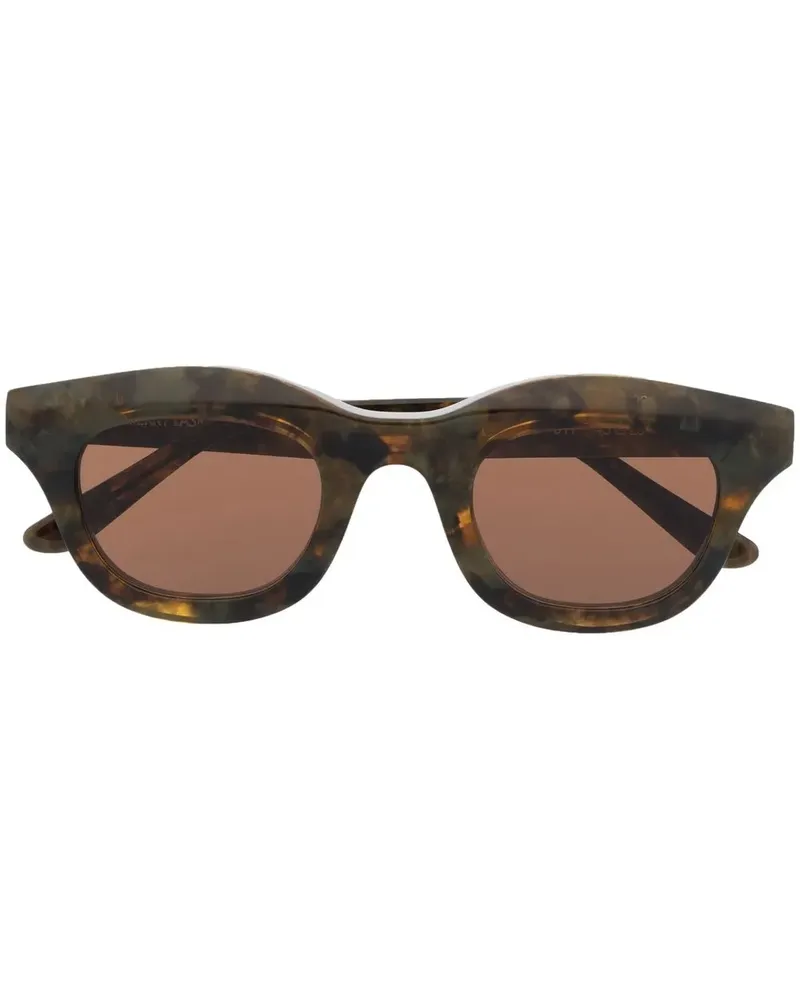 Thierry Lasry Cat-Eye-Sonnenbrille in Schildpattoptik - Grün Grün