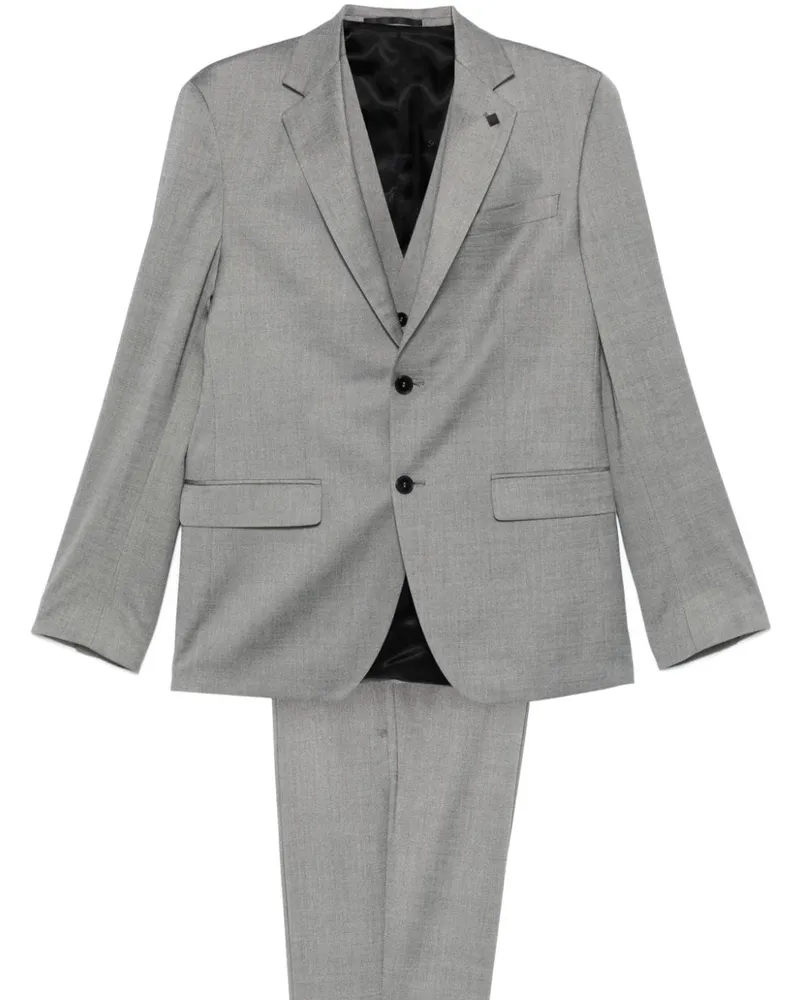 Karl Lagerfeld Einreihiger Anzug - Grau Grau