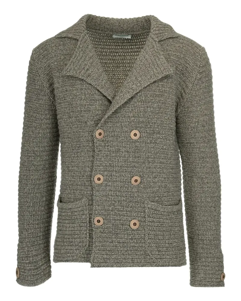 Al Duca D’Aosta 1902 double-breasted cardigan - Grau Grau