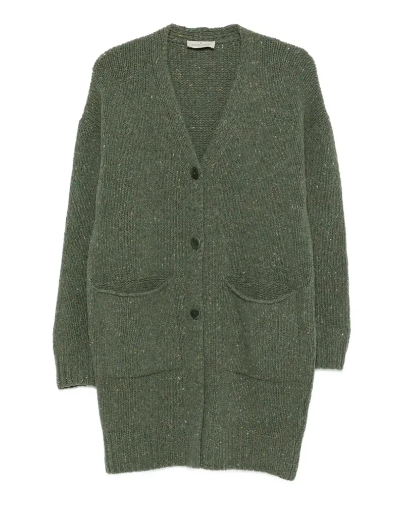 Bruno Manetti Cardigan mit V-Ausschnitt - Grün Grün