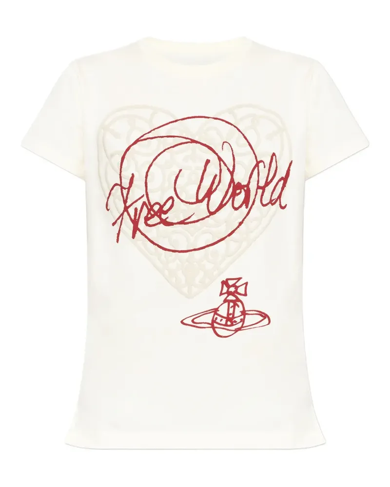 Vivienne Westwood Besticktes T-Shirt - Nude Nude