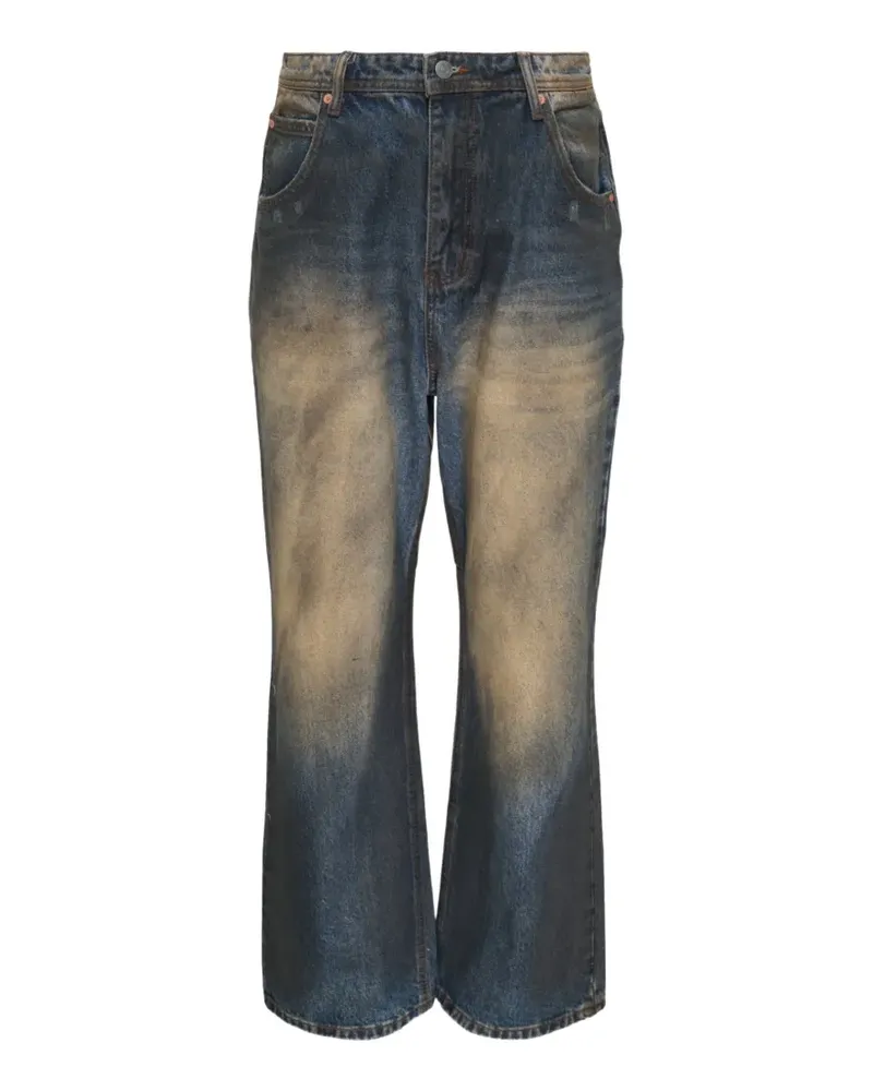 Andersson Bell coated wide-leg jeans - Blau Blau