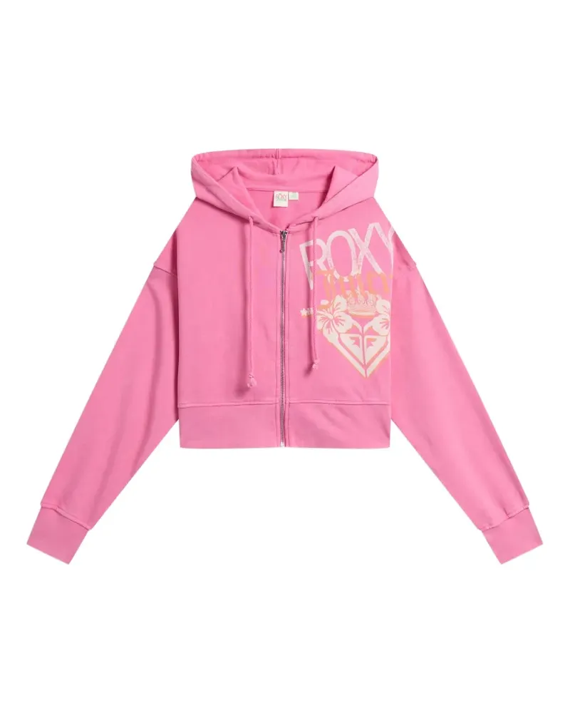 Juicy Couture x Roxy Hoodie mit Logo-Print - Rosa Rosa
