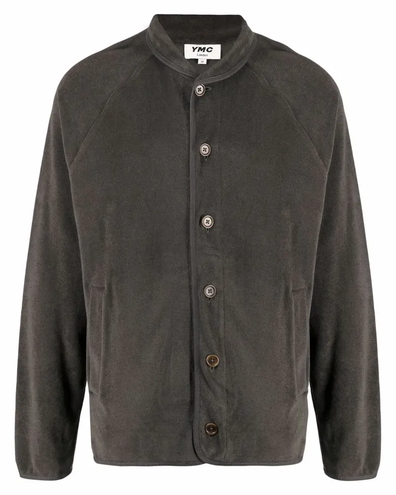 YMC Bomberjacke mit Knöpfen - Grün Grün