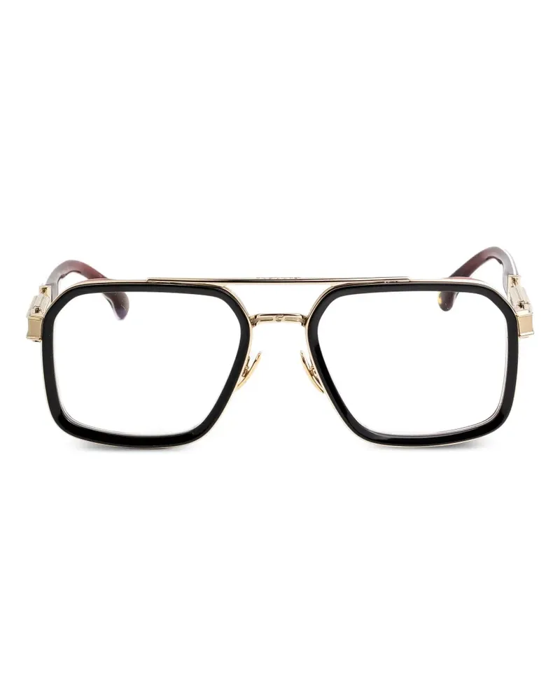 Carrera Titanio 02 square-frame glasses - Gold Gold