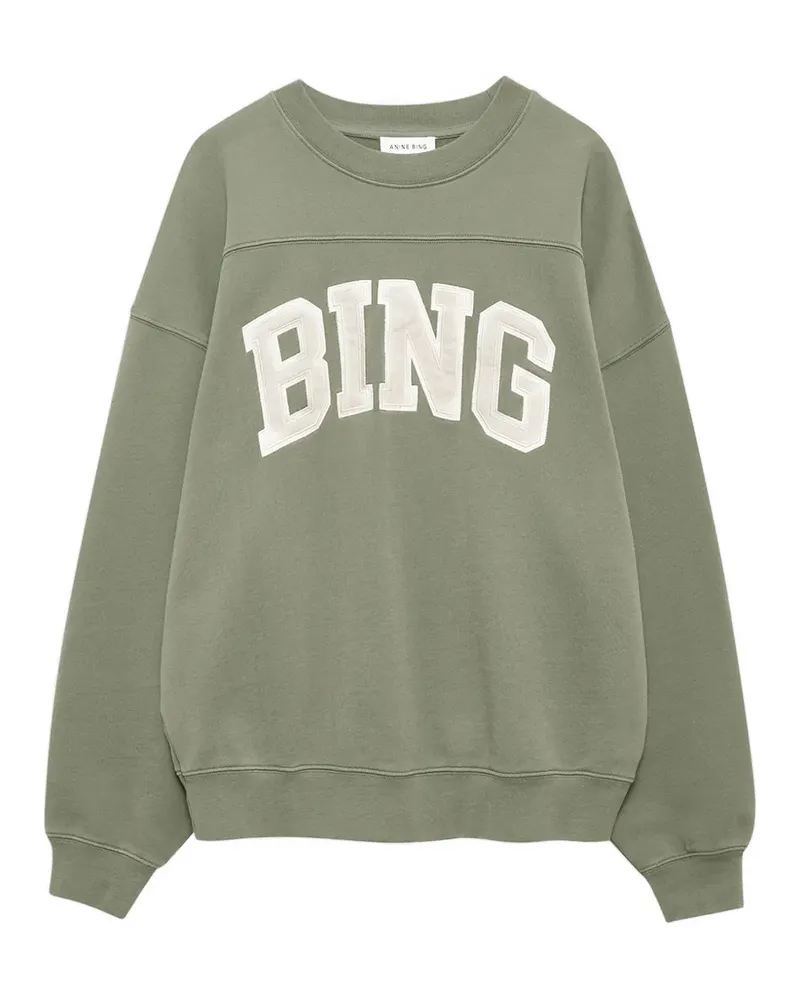 Anine Bing appliqué sweatshirt - Grün Grün