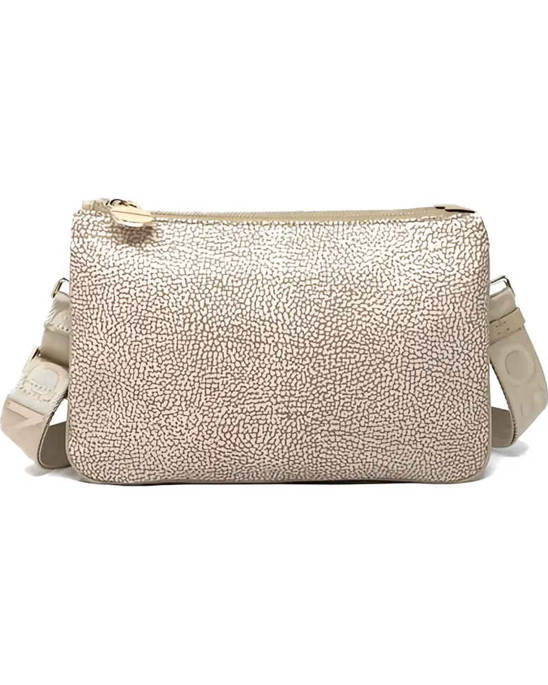 Borbonese small OP cross body bag - Nude Nude