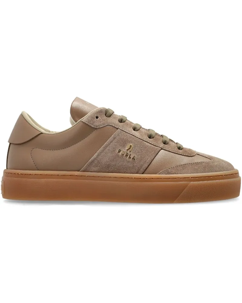 Furla Sneakers aus Leder - Nude Nude
