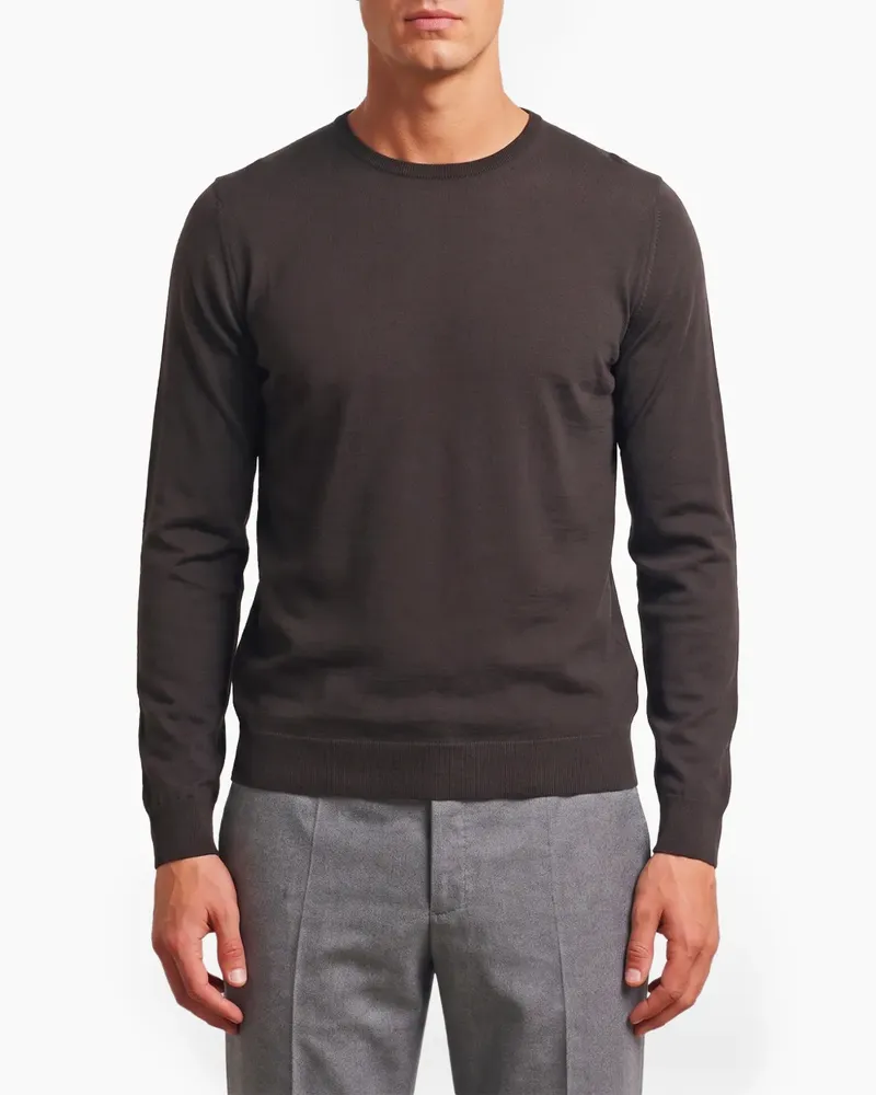 John Smedley Cherwell Pullover aus Feinstrick - Braun Braun