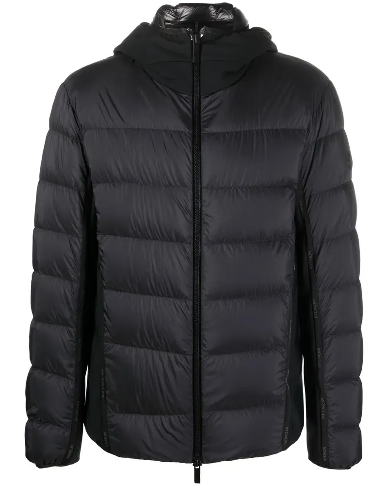 Moncler Daunenjacke mit Kapuze - Schwarz Schwarz