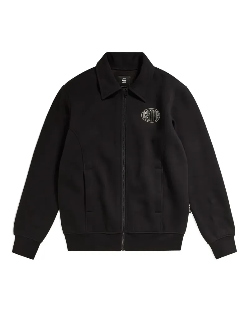 G-STAR RAW Sweatshirt mit Reißverschluss - Schwarz Schwarz