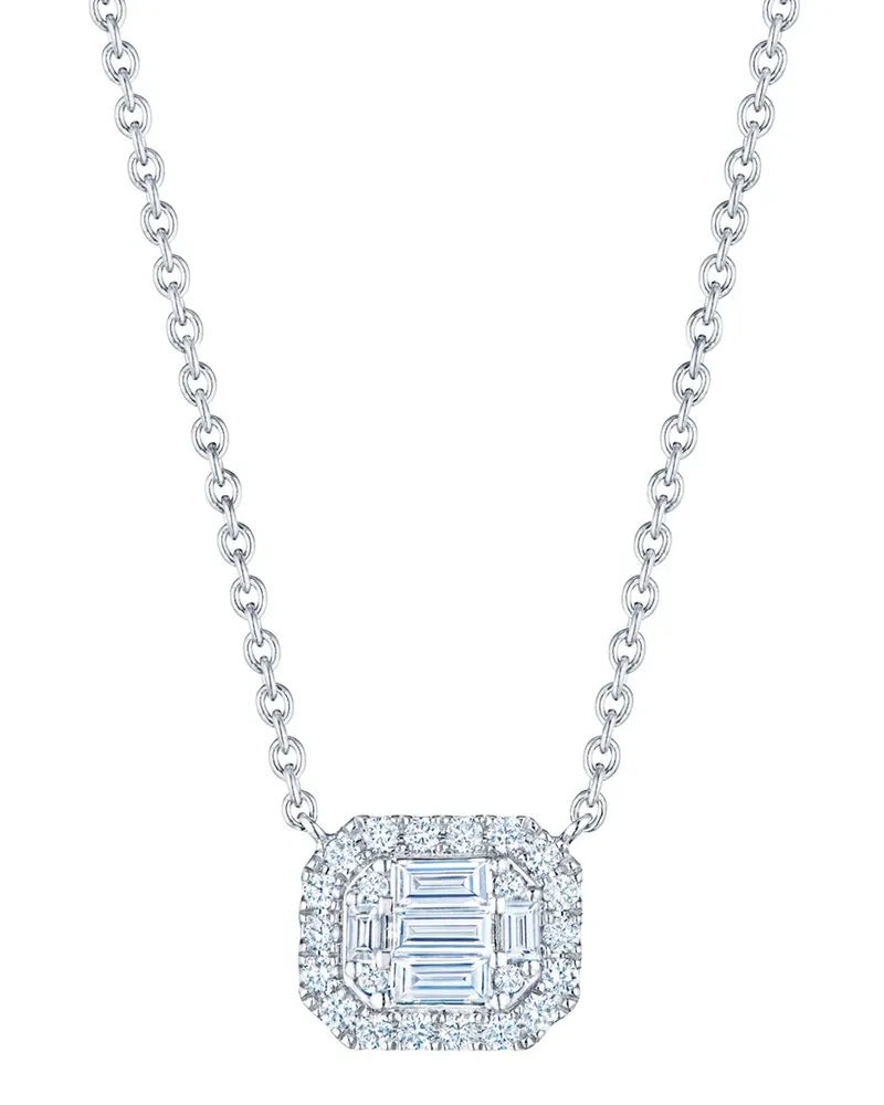 KWIAT 18kt Weißgoldanhänger mit Diamanten - Silber Silber