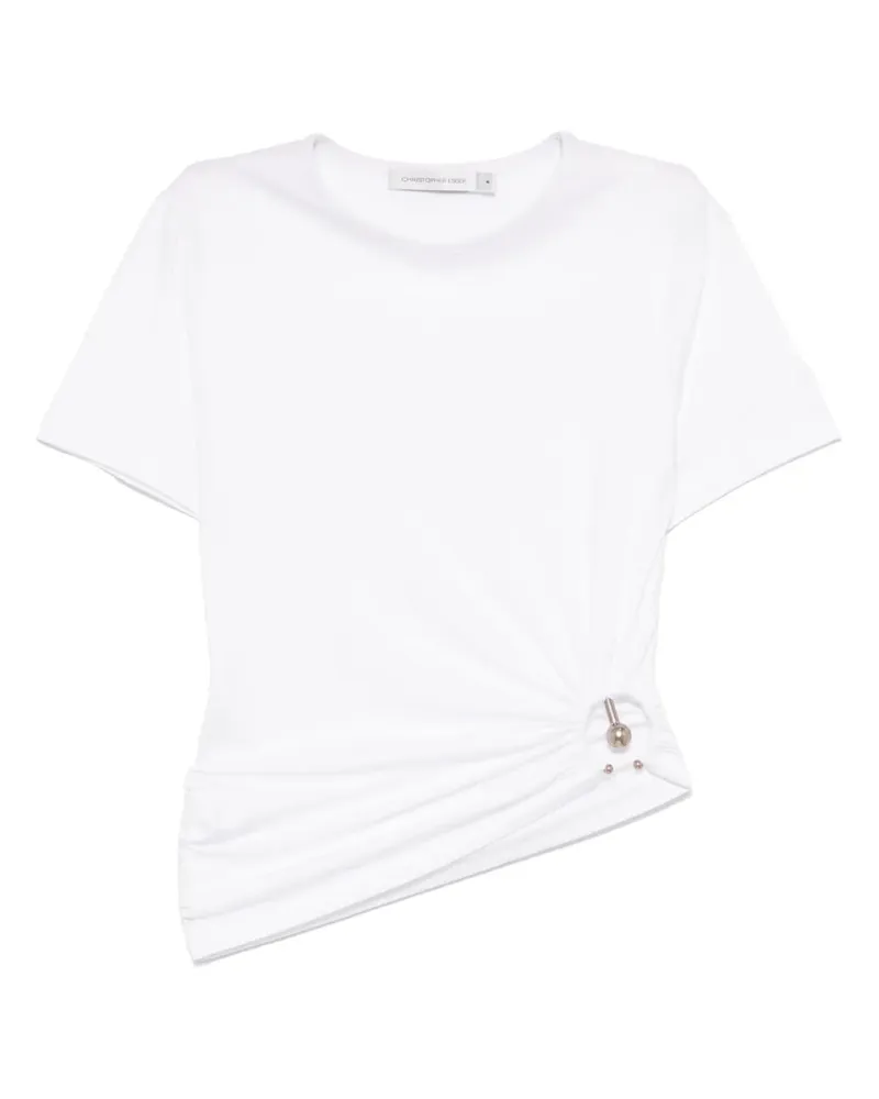 Christopher Esber Orbit T-Shirt - Weiß Weiß