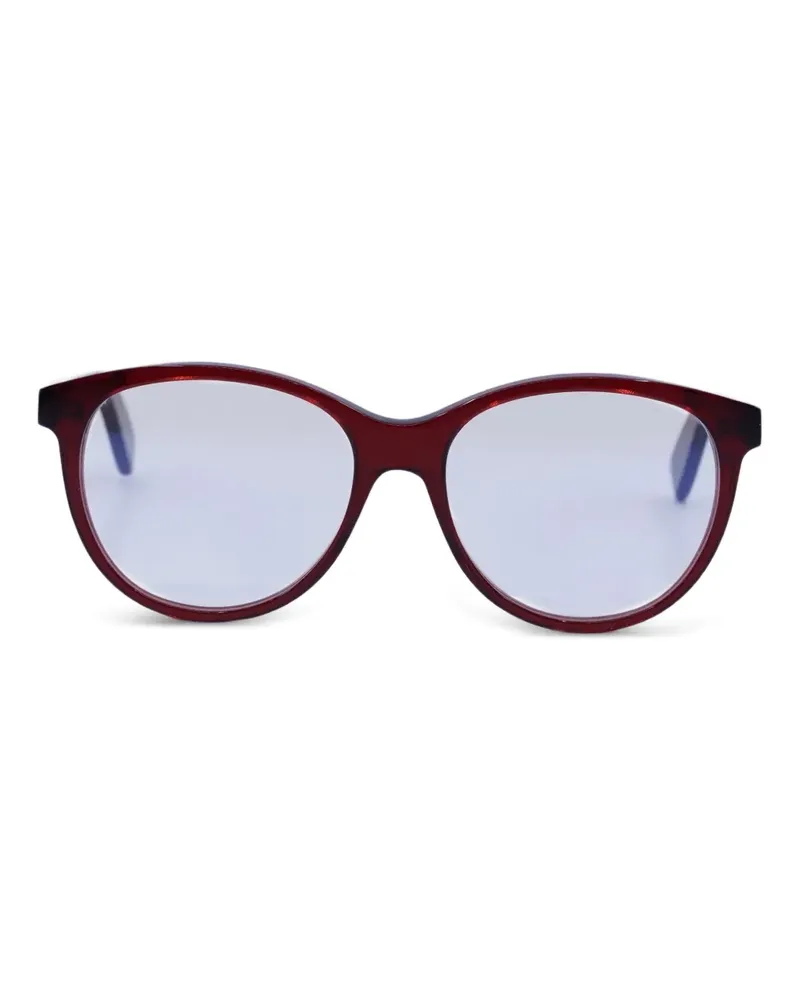 Saint Laurent Brille mit Logo - Rot Rot