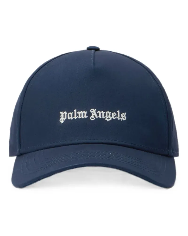 Palm Angels logo-embroidered baseball cap - Blau Blau